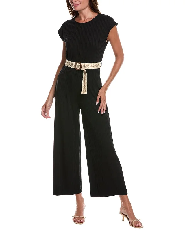 Anna Kay E-Coco Sleeveless Silk-Blend Jumpsuit