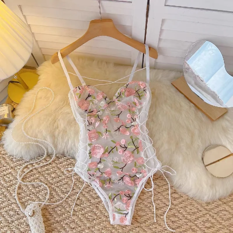 Flower Mesh Bodysuit