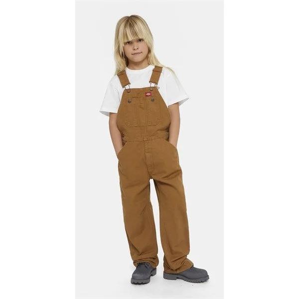 Dickies Duck Canvas Bib Overall Brown Duck