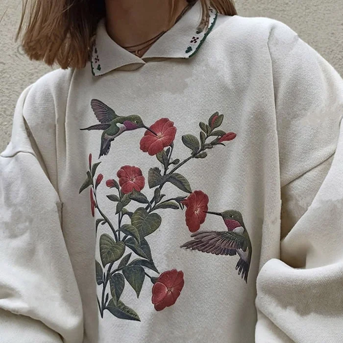 Hummingbird Vintage Sweatshirt