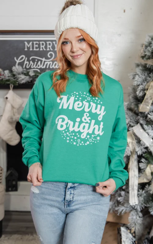 Merry & Bright Sweatshirt**