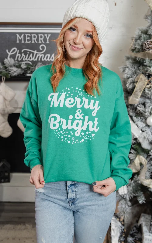 Merry & Bright Sweatshirt**