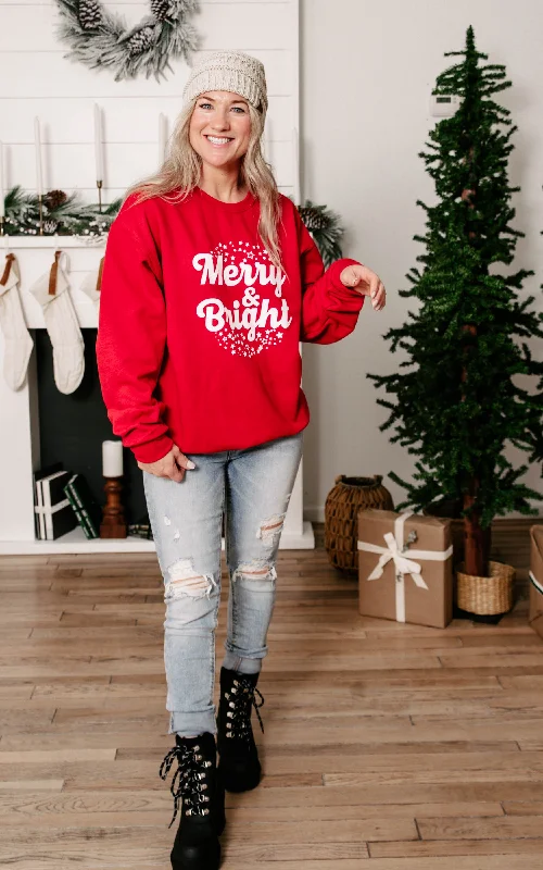 Merry & Bright Sweatshirt**