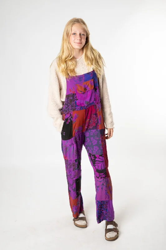 Mexicali Patchwork Unisex Hippy Overalls Overstock