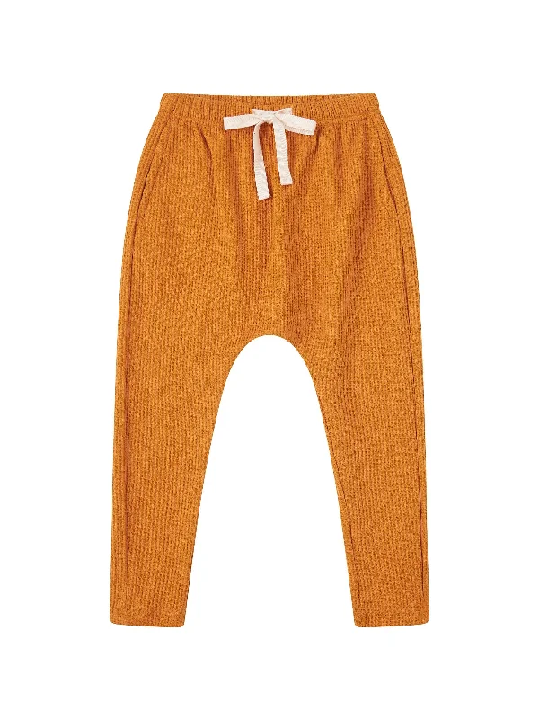 mini waffle slouch pant