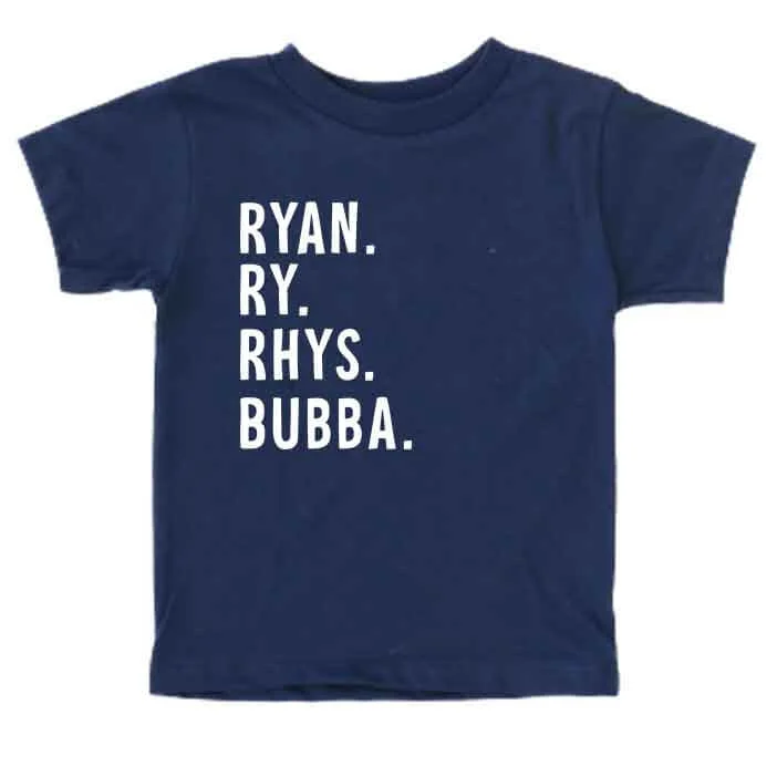 2T / Navy / Short Sleeve