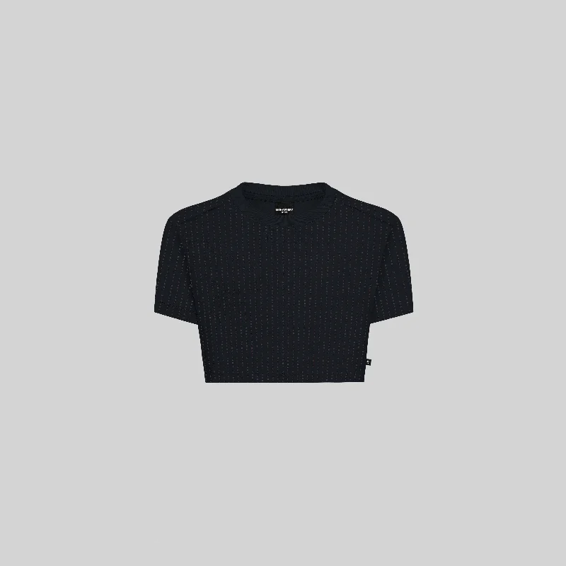 PONTIAC CROP TOP BLACK