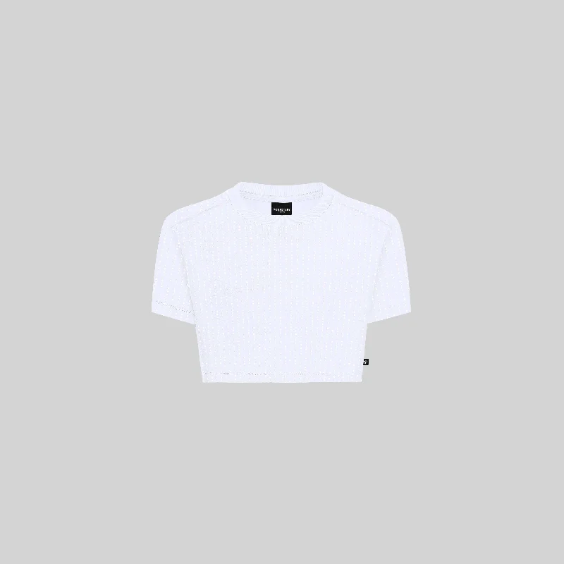 PONTIAC CROP TOP WHITE