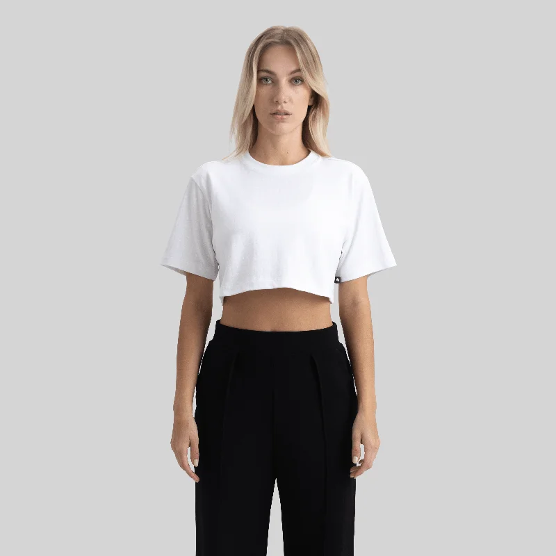 PONTIAC CROP TOP WHITE