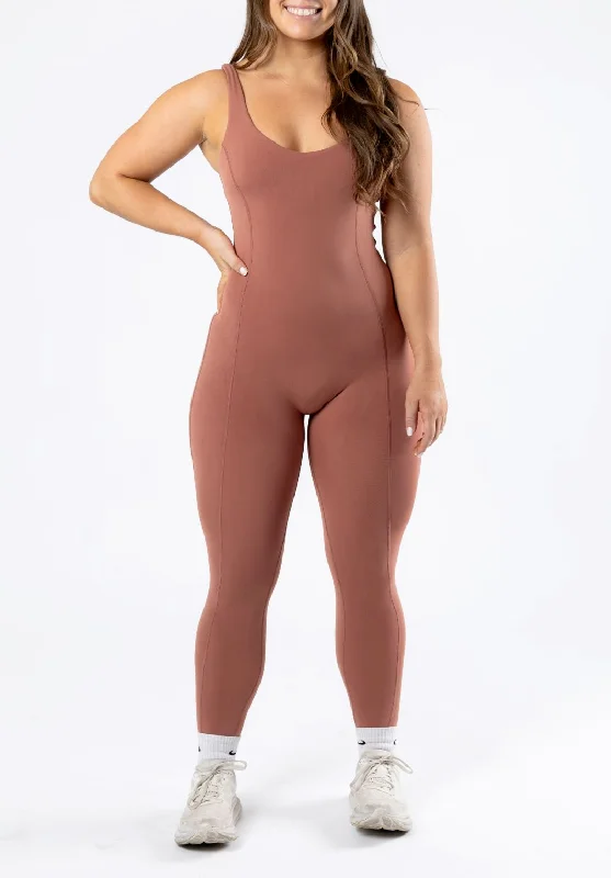 Reluna AirBrushed Sculptseam™ Jumpsuit Amber