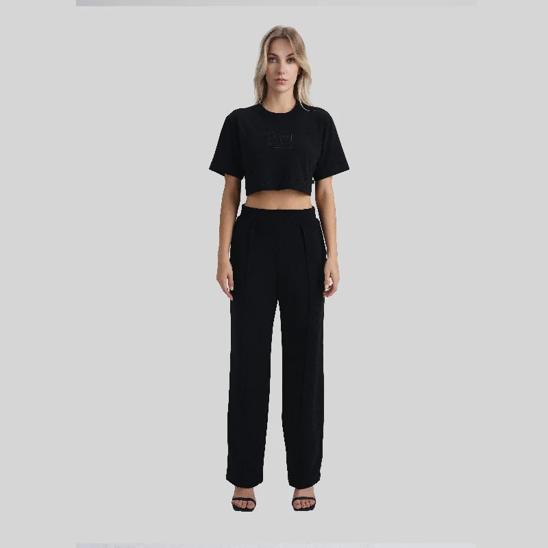 SKODA CROP TOP BLACK