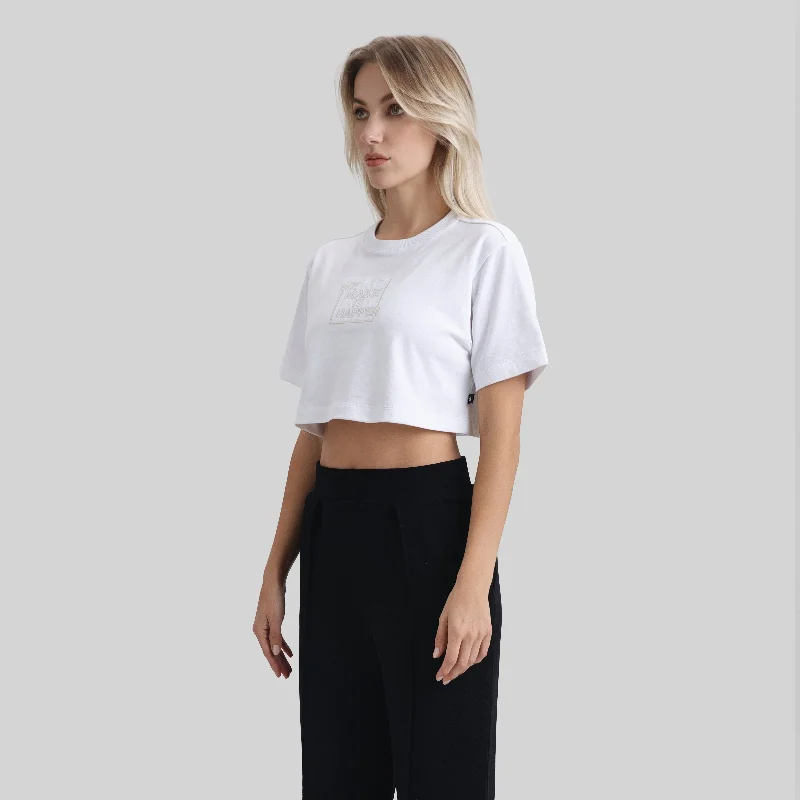 SKODA CROP TOP WHITE