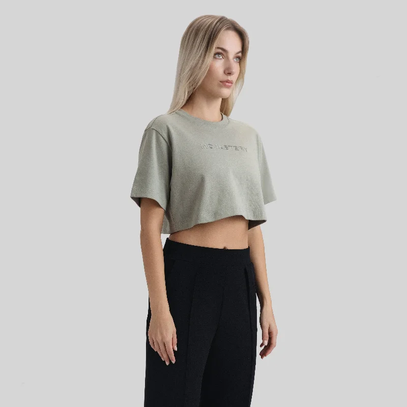 VETTEL CROP TOP SEAGRASS