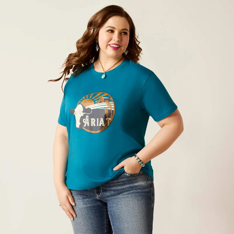 Women's Heartland Tee - Deep Lagoon