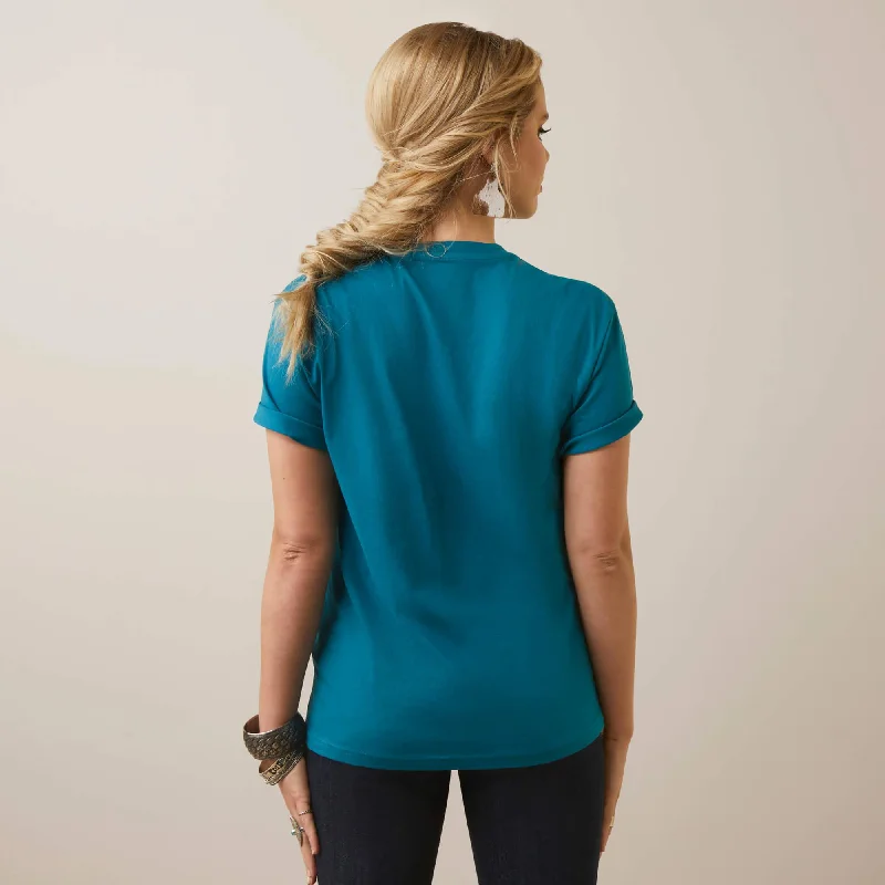 Women's Heartland Tee - Deep Lagoon