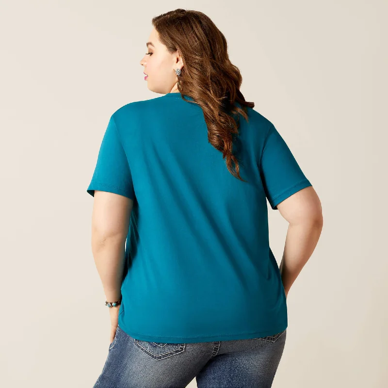 Women's Heartland Tee - Deep Lagoon