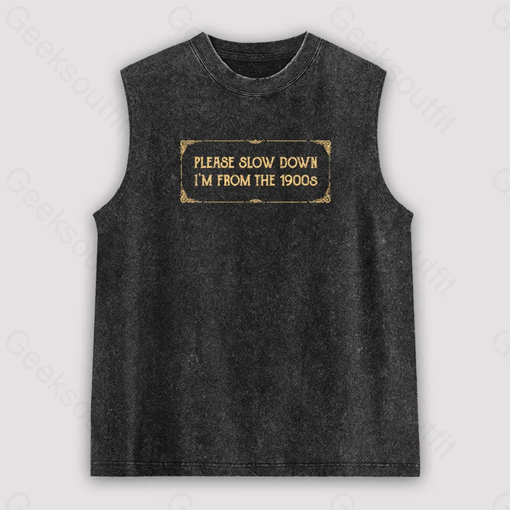 From the 1900s Unisex Washed Tank