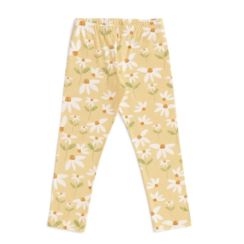 Leggings - Daisies Yellow