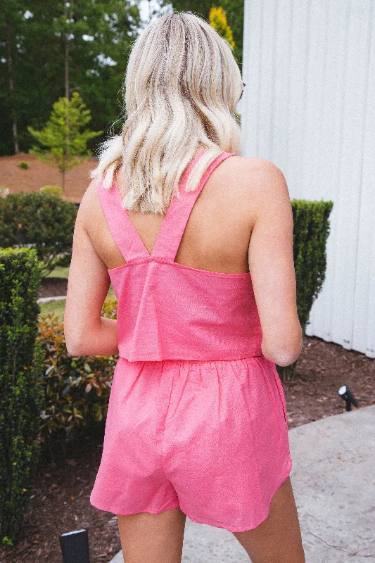 Nova Linen Top, Pink Lemonade | Buddy Love