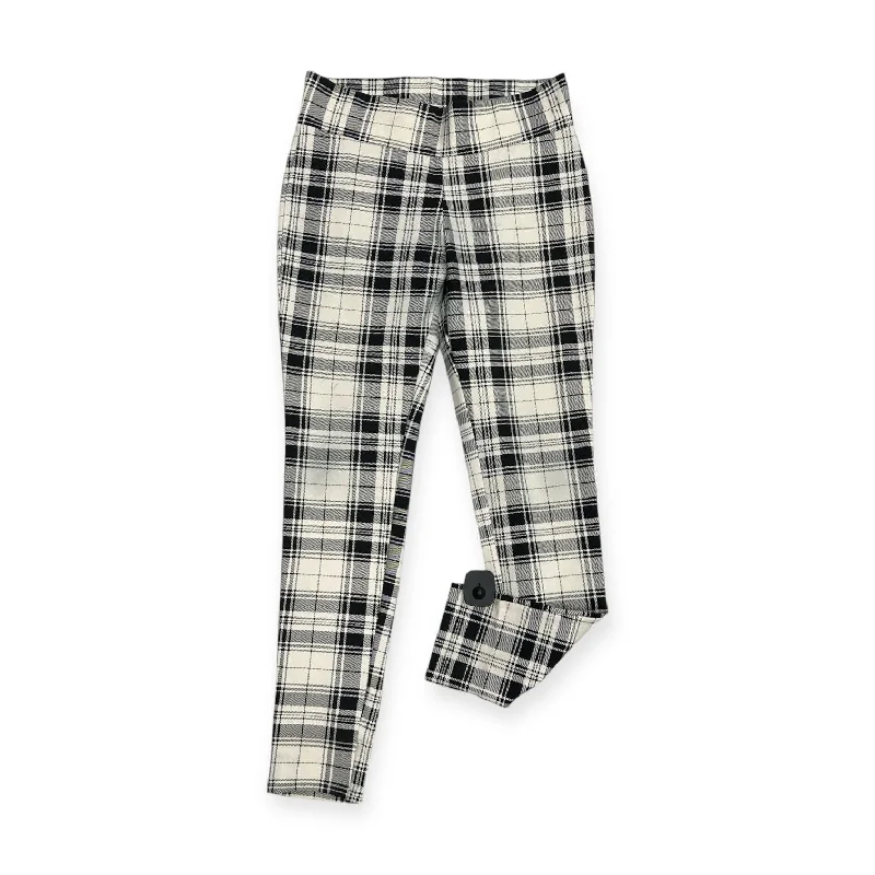 Pants Leggings By Clothes Mentor In Plaid Pattern, Size: M