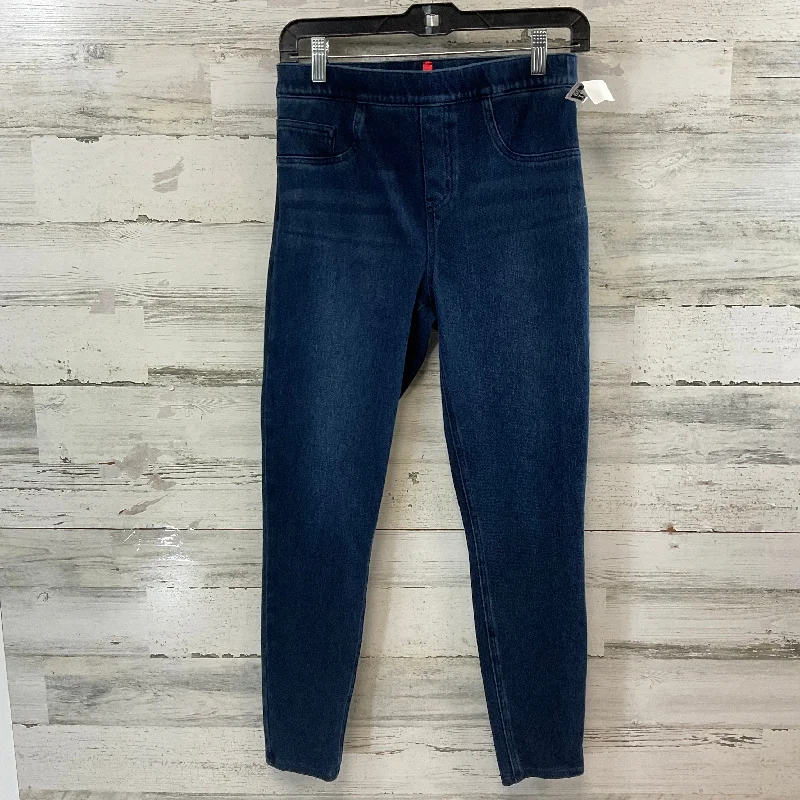 Pants Leggings By Spanx In Blue Denim, Size: M