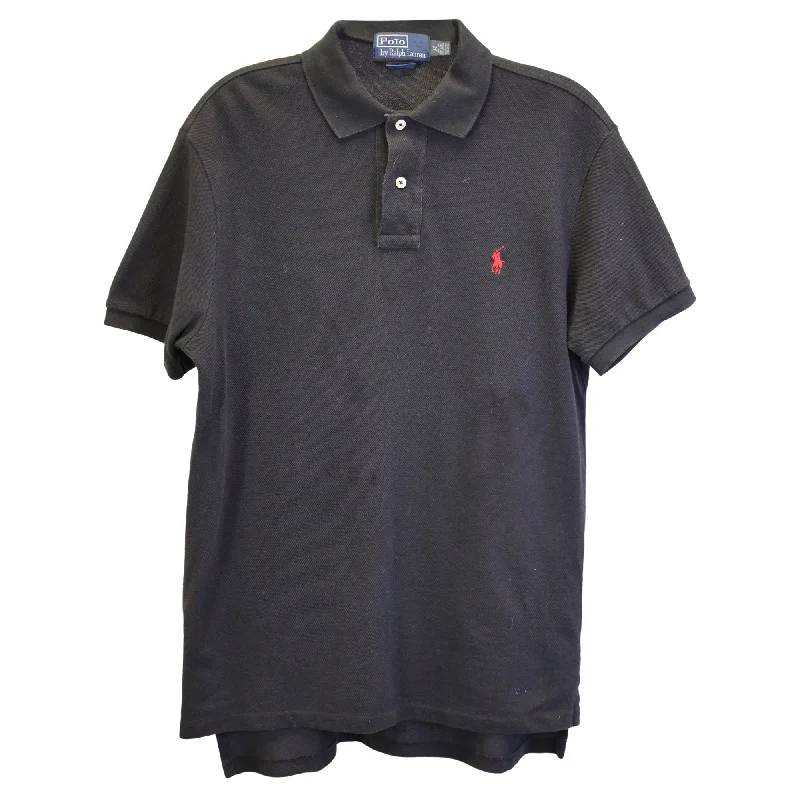 Polo Ralph Lauren Polo Shirt in Black Cotton