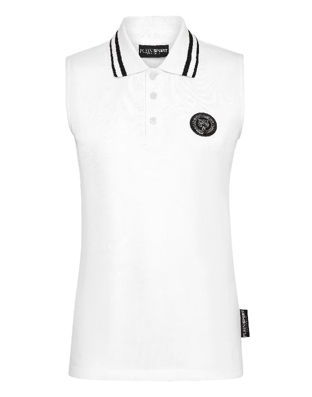 Sleeveless Polo Statement