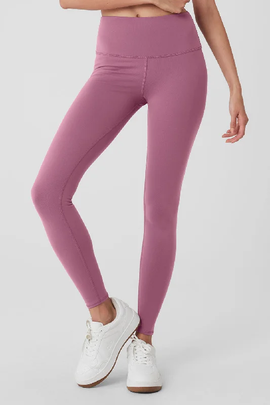 High-Waist Airbrush Legging - Soft Mulberry