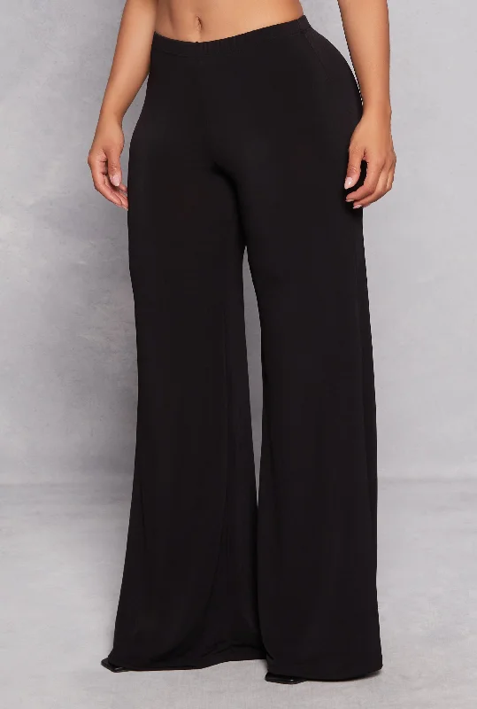 Wide Leg High Waist Pants