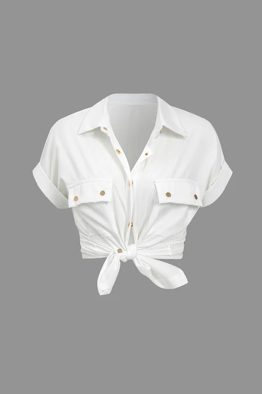 Solid Short-Sleeve Shirt