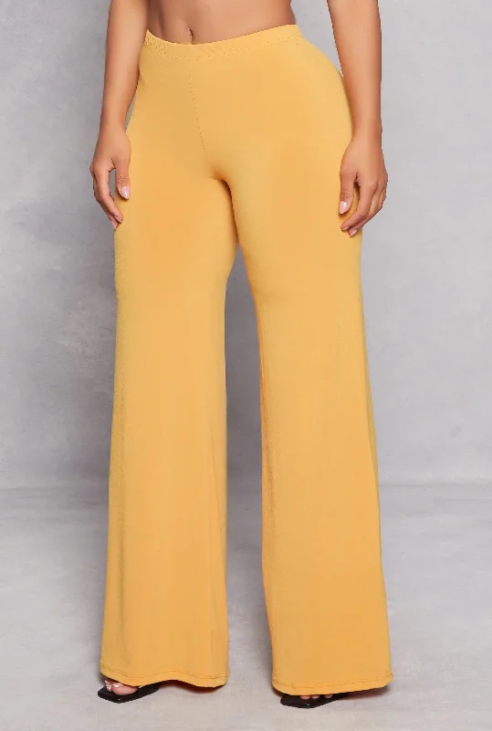 Wide Leg High Waist Pants