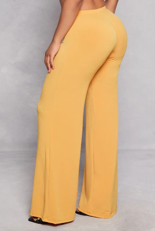 Wide Leg High Waist Pants