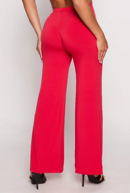 Wide Leg High Waist Pants