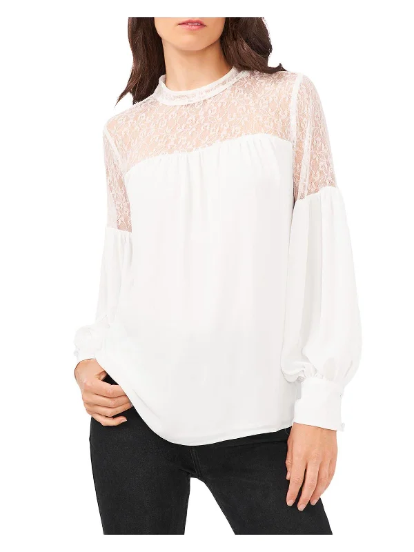 Womens Lace Dressy Blouse